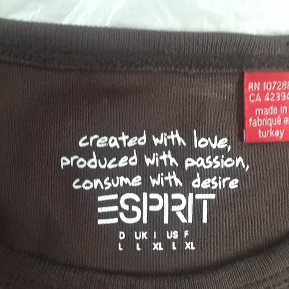 ESpirit Tee Short Sleeve Knit Top - Picture 6 of 7